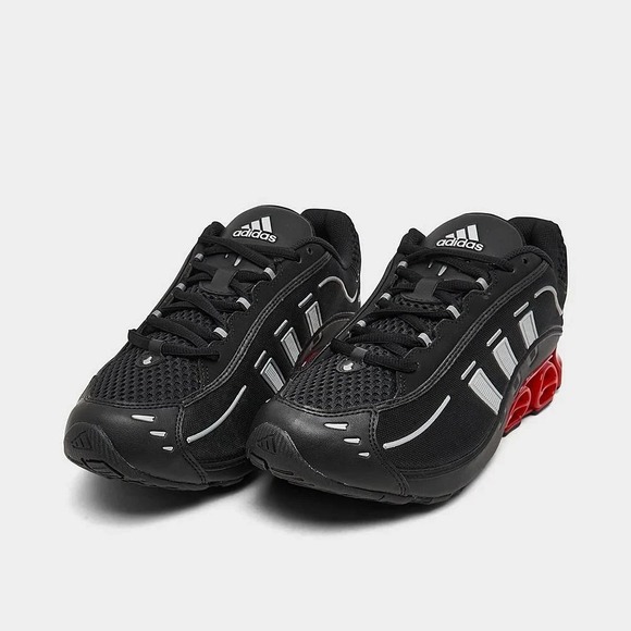 adidas Originals Megaride O1 Mens Size 11 Running Gym Shoes Black/Red JH7925 NEW main image 6